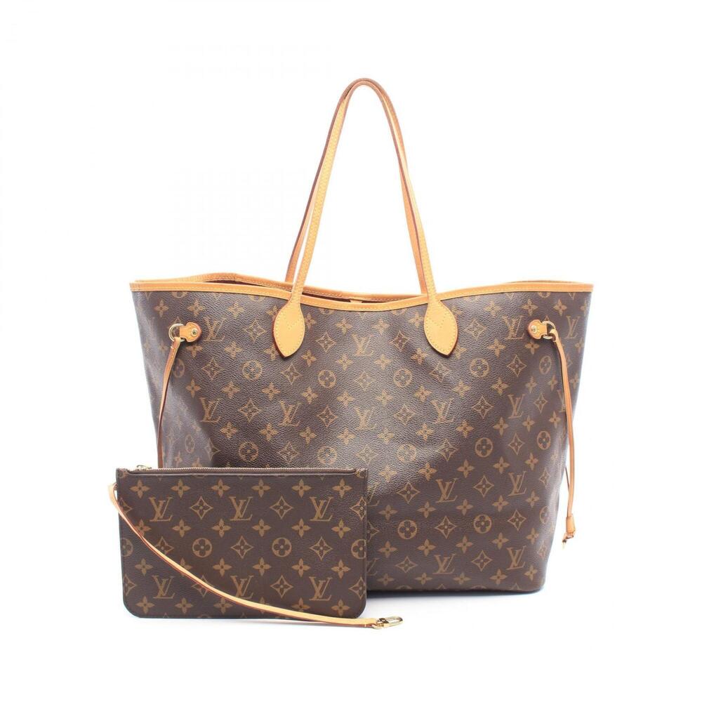 Louis Vuitton Neverfull GM Monogram Fuchsia Tote Bag Handbag, Coated Canvas L...